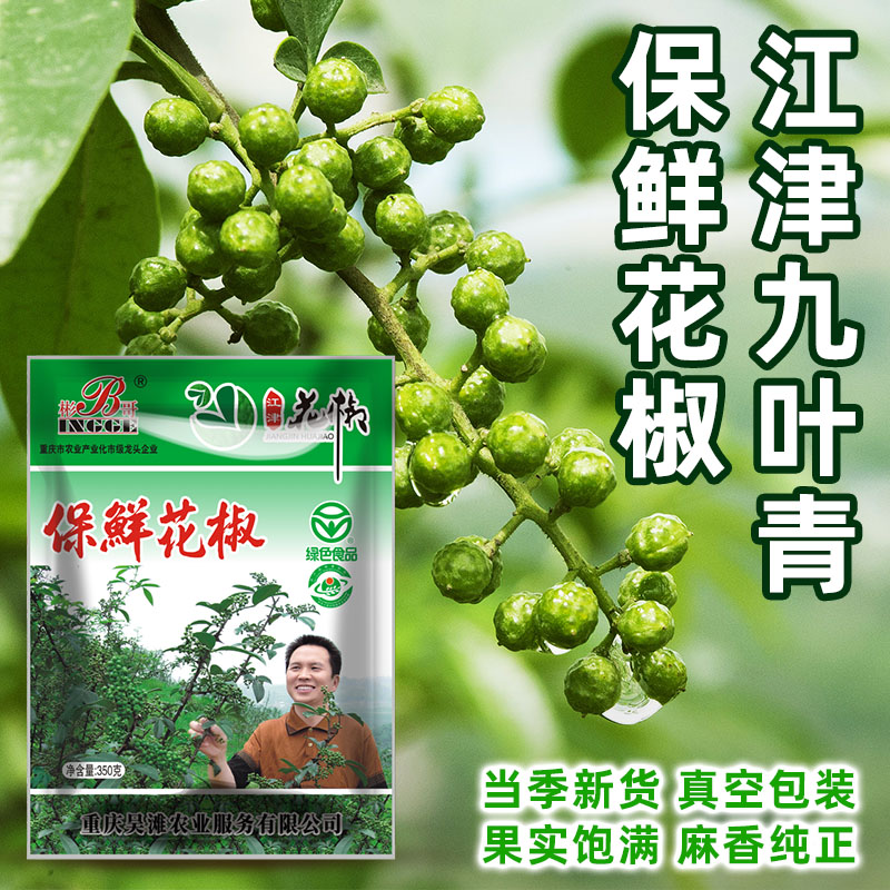 【主播推荐】江津特产九叶青花椒藤椒保鲜花椒冷冻真空包装保鲜花椒