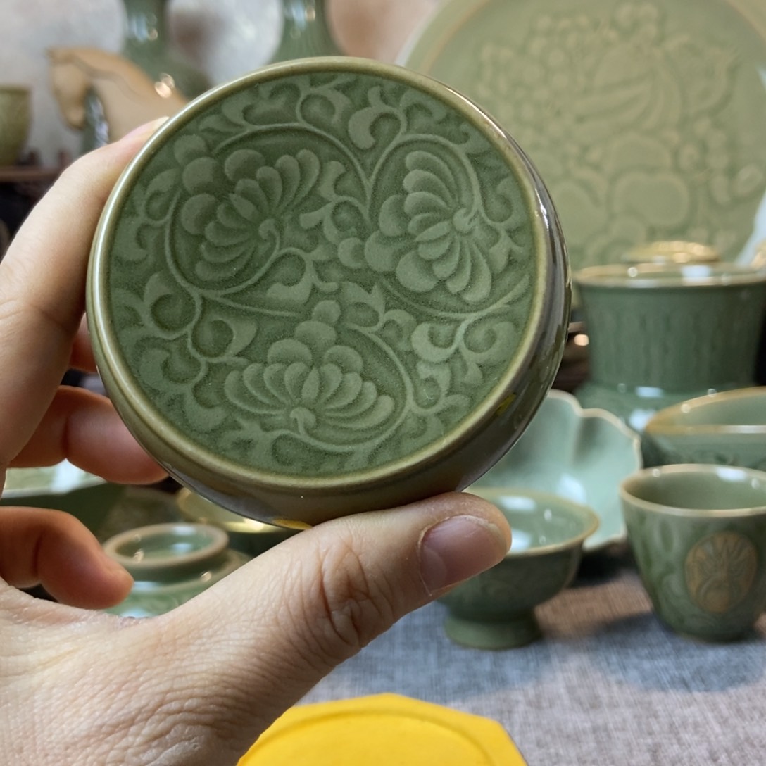 耀州窑福利款盖置杯垫