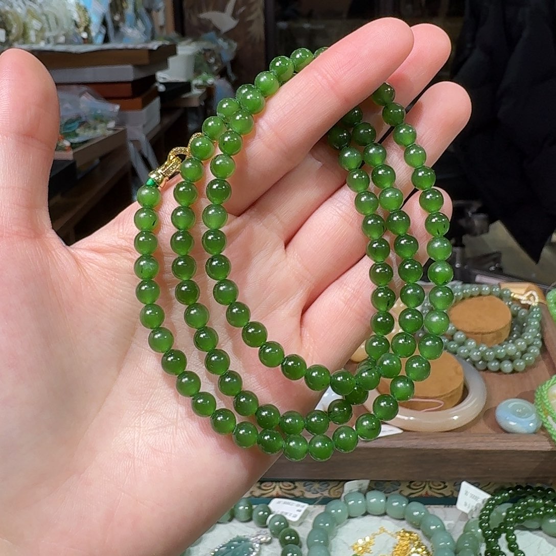 和田玉未镶嵌手链