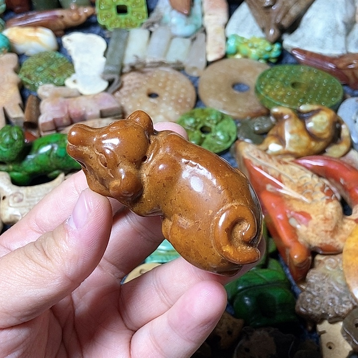 和田玉未镶嵌颈饰60