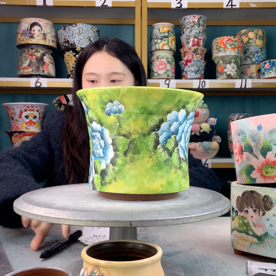 罐景德镇手工瑕疵778