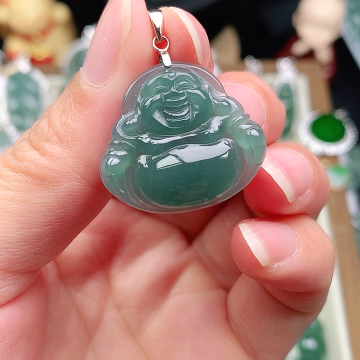 颈饰未镶嵌翡翠吊坠