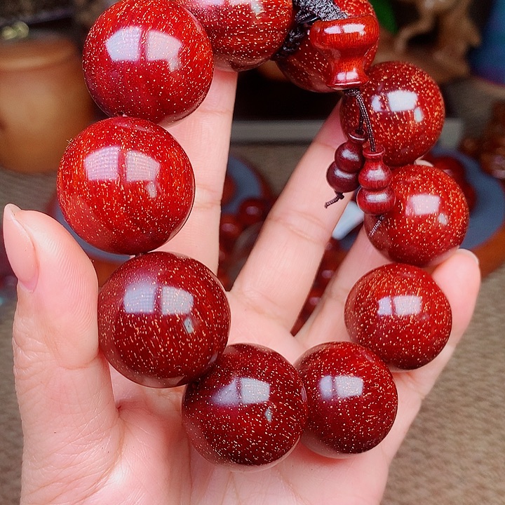 檀香紫檀（小叶紫檀）桃2.5红