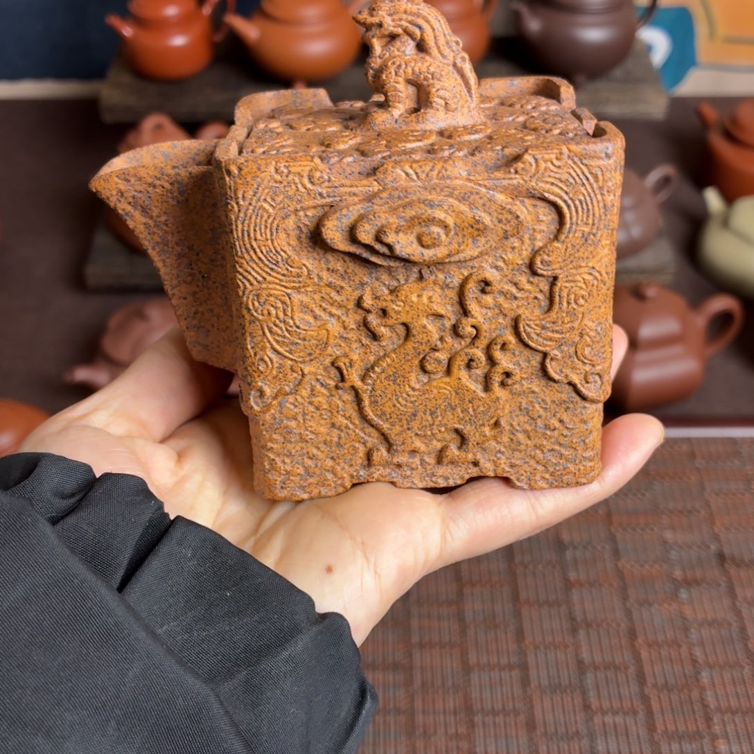 紫砂茶壶紫砂壶。 