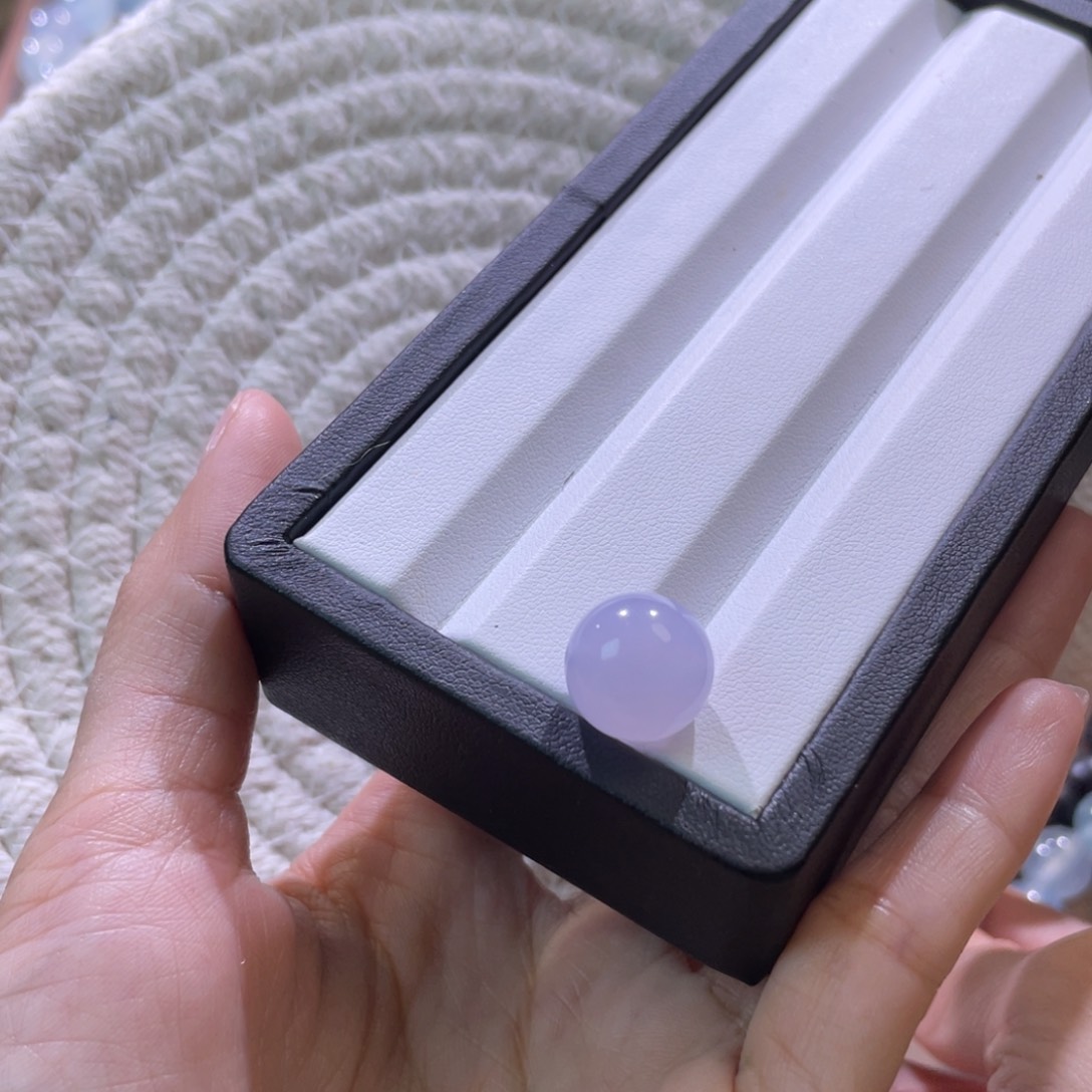 翡翠散珠天然缅a翡翠紫翡