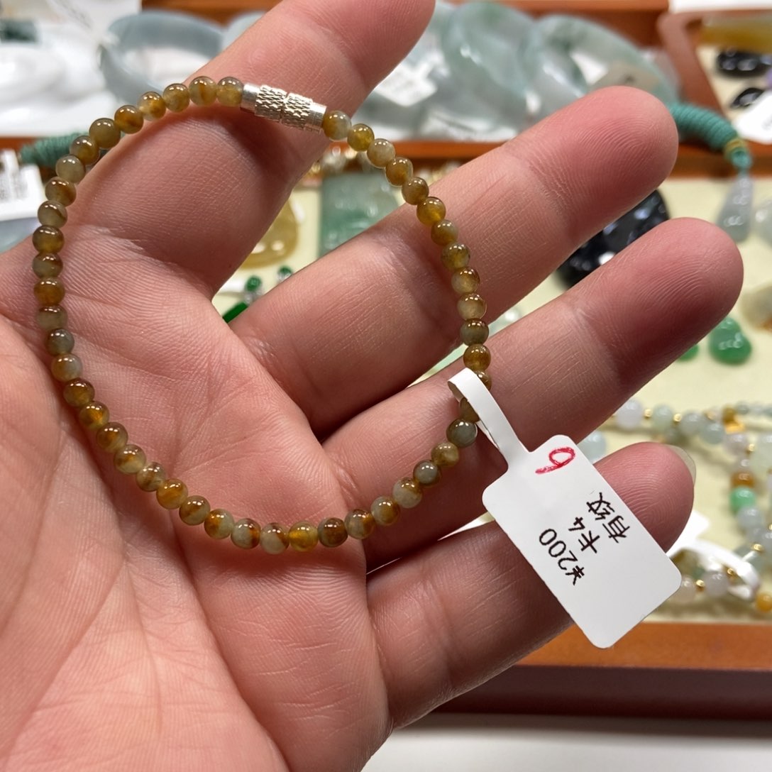 未镶嵌手链翡翠翡翠