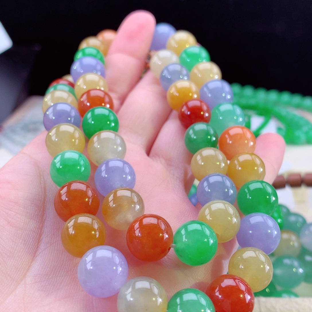 翡翠手链未镶嵌多宝