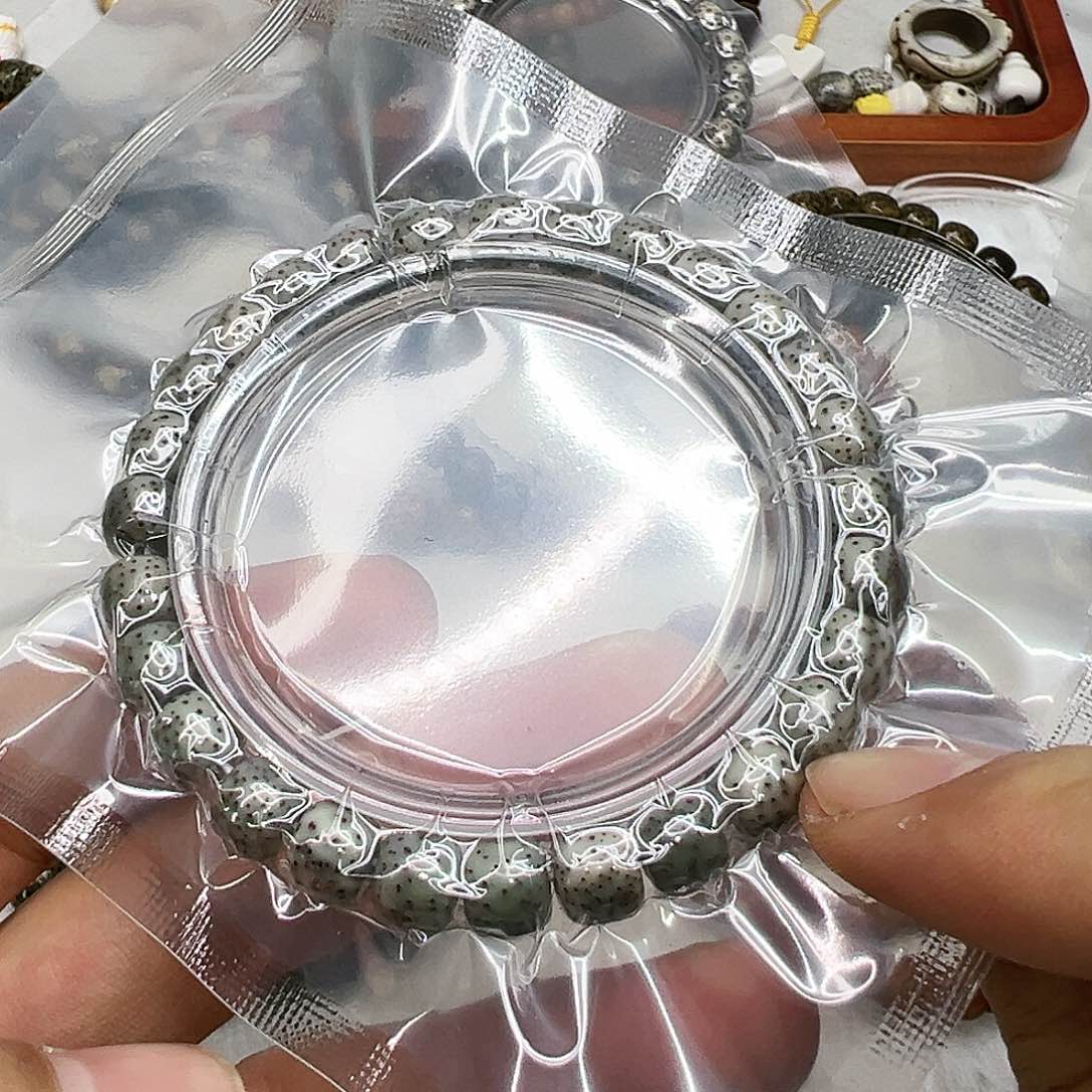 星月菩提手串43糯冰石玉星月菩提河豚星月菩提单圈87