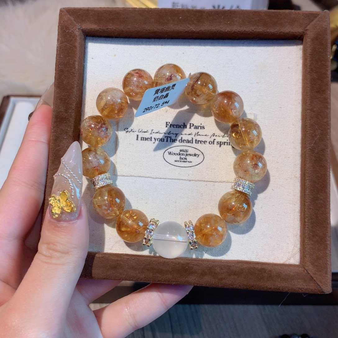 水晶手串未镶嵌纯**喽114号