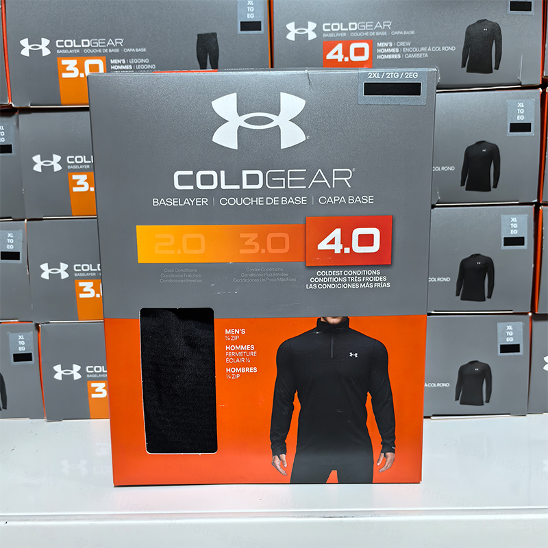 安德玛UA Base 4.0 冬季户外登山滑雪穿搭保暖运动内衣 6005299