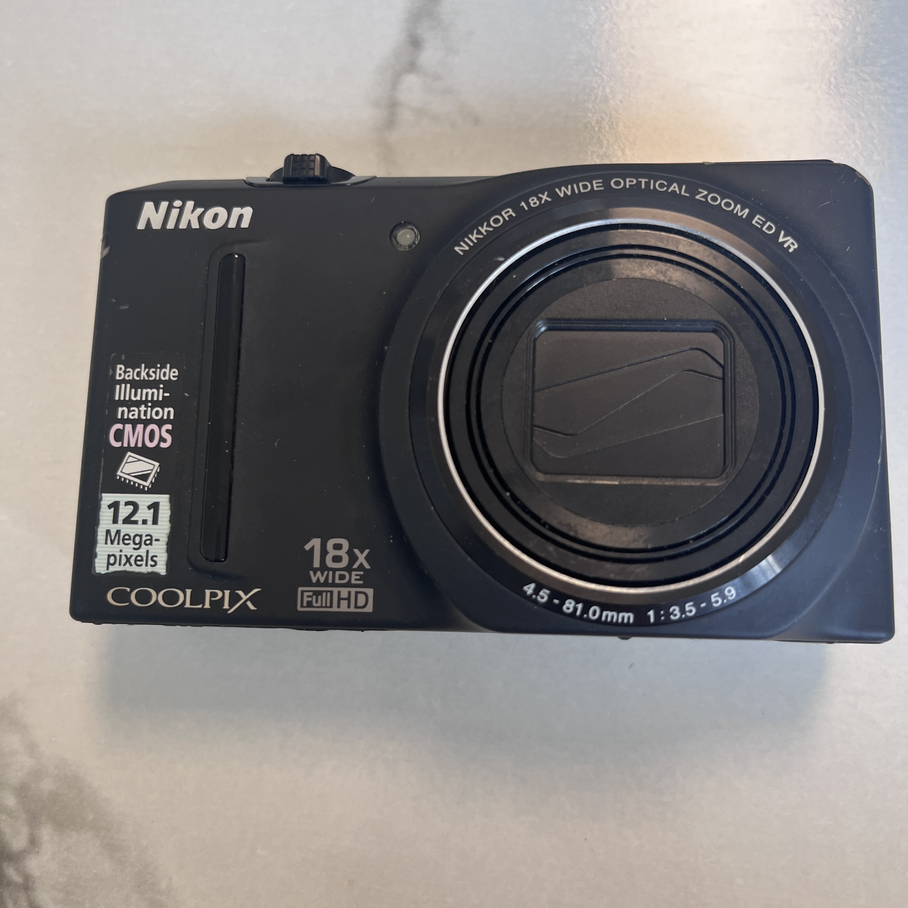 95新  95新 Nikon/尼康 S9100 功能正常质保15天配件齐全拆封NO退