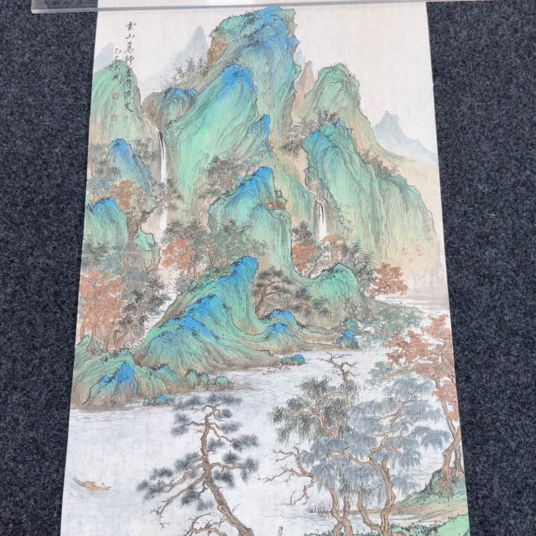 国画纯手绘山水花鸟作品