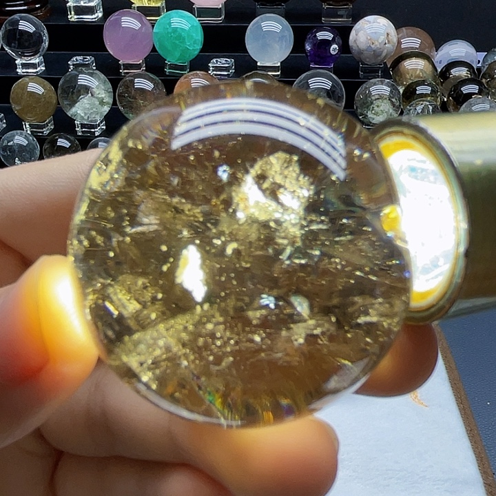 水晶珠宝半成品未镶嵌天然40.2mm