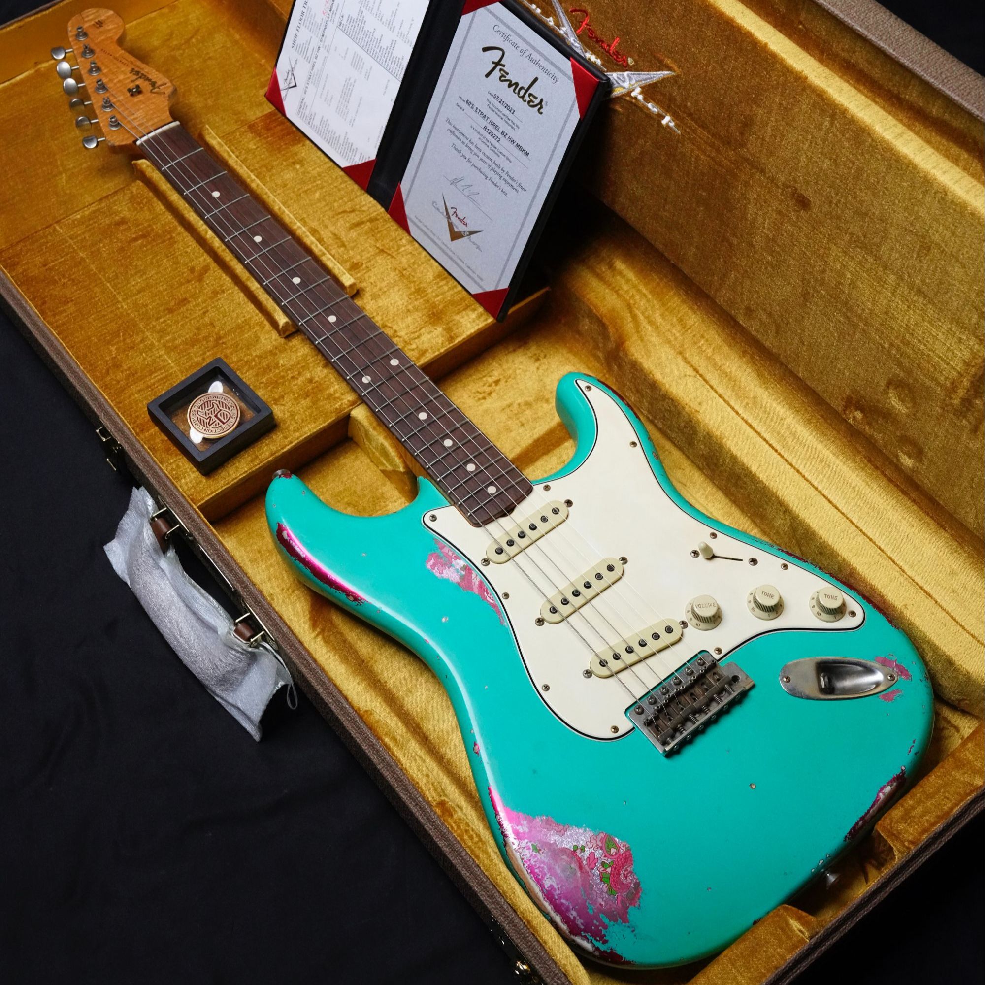 Fender Masterbuilt 1960 KM巴枚指板电吉他
