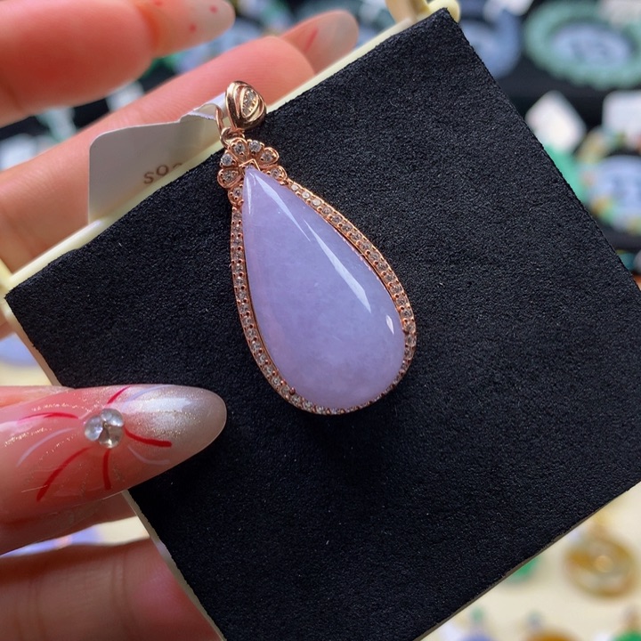 翡翠手链银S925镶嵌翡翠