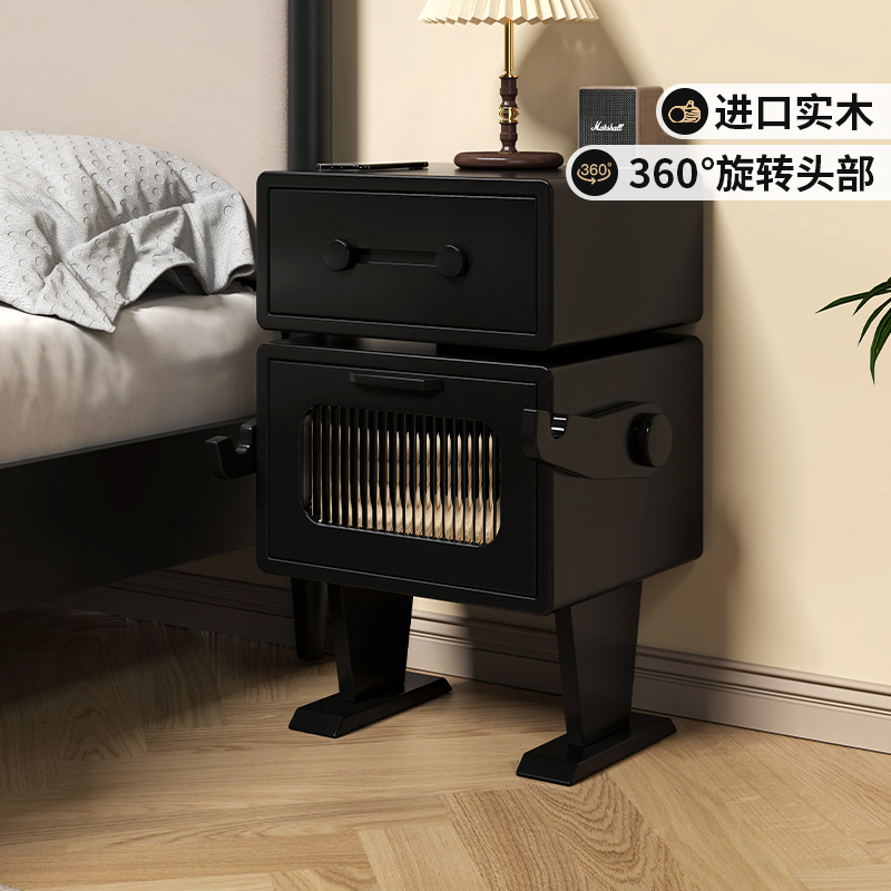 家用百搭简约风机器人床头柜