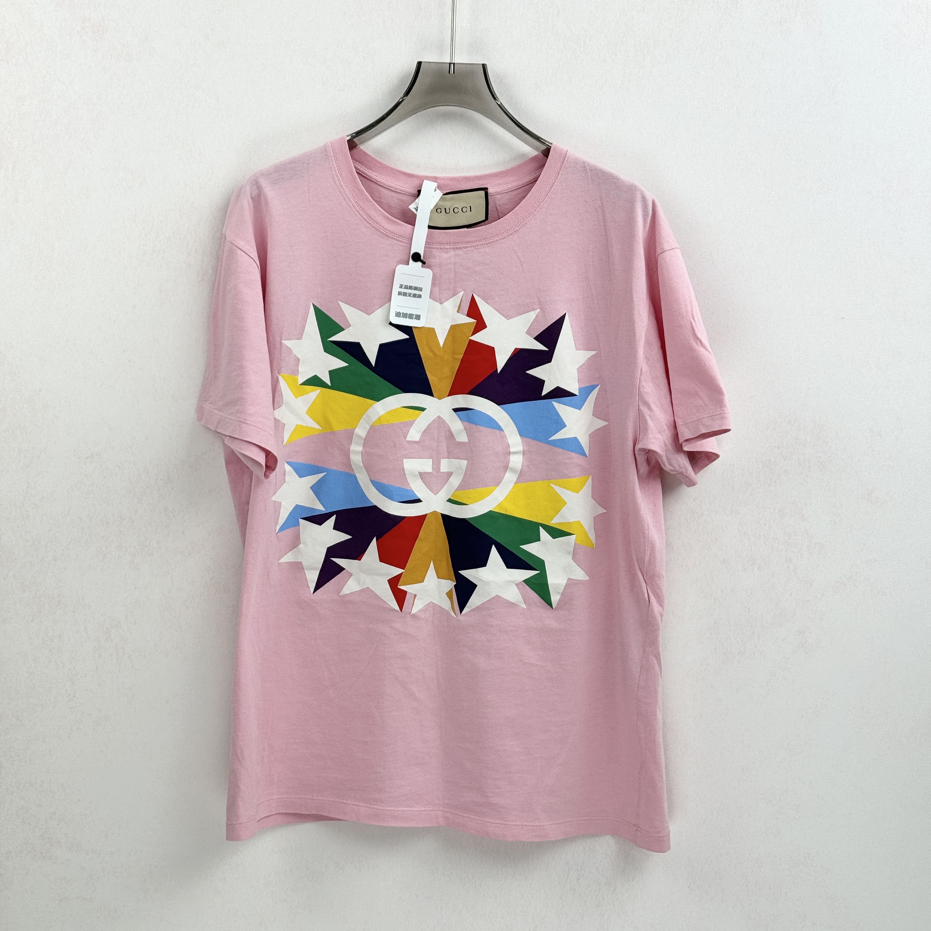 99新 GUCCI/古驰 星星印花logo短袖/XS码