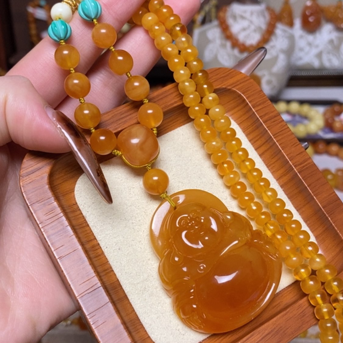 【闪购商品】手链蜜蜡未镶嵌项链