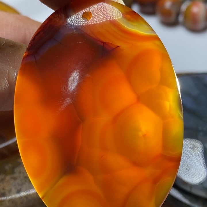 玛瑙/玉髓颈饰足银镀金镶嵌