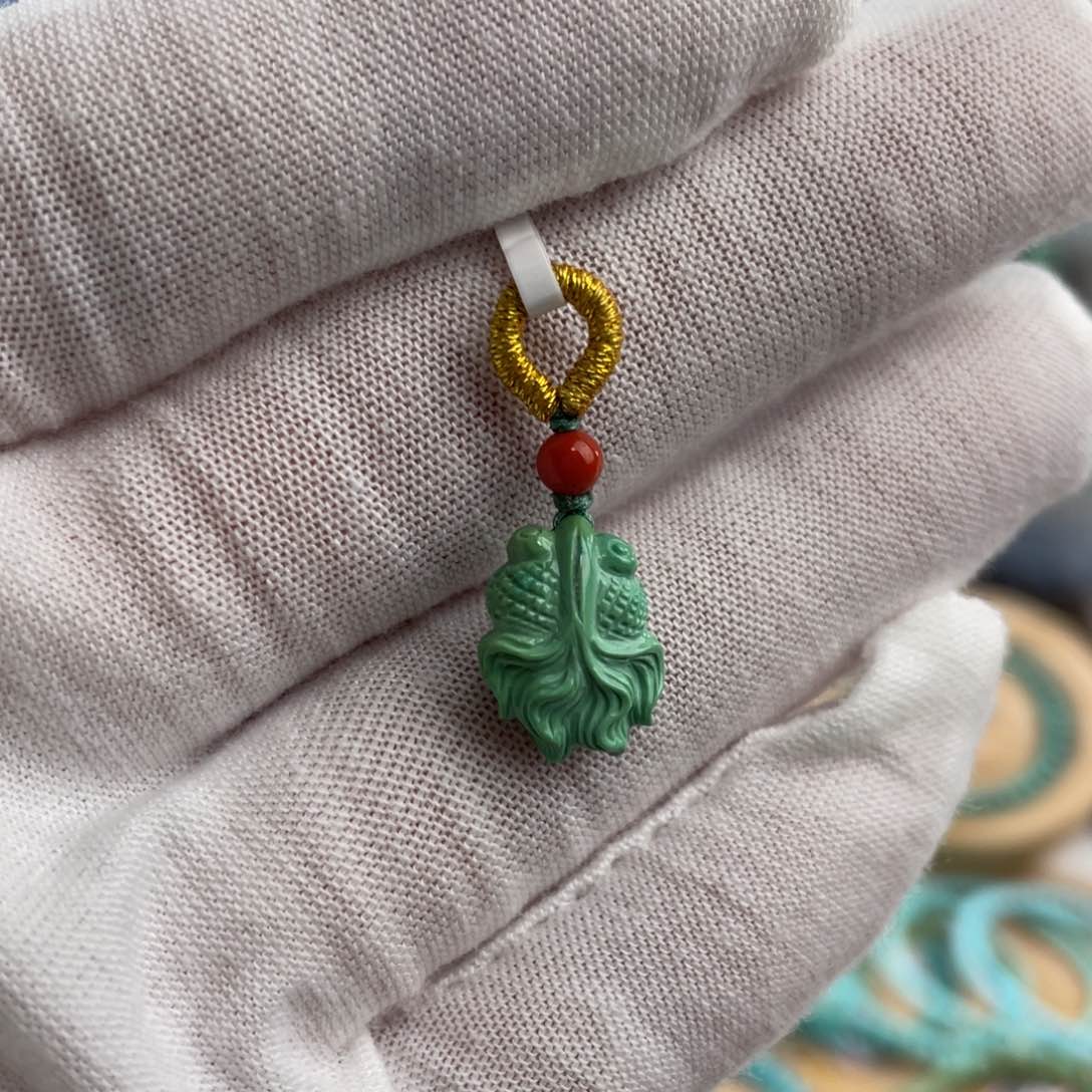 绿松石手链未镶嵌锦鲤鱼