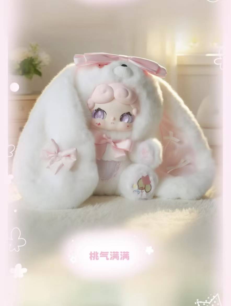  A1 全新正品 秘密花园（甜茶600大体小兔）毛绒盲盒可爱摆件