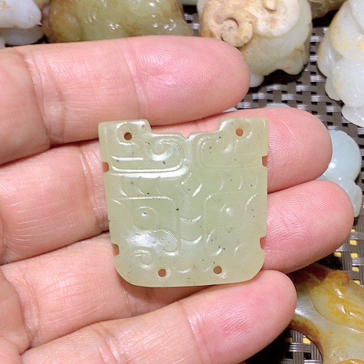 和田玉（白玉）颈饰未镶嵌