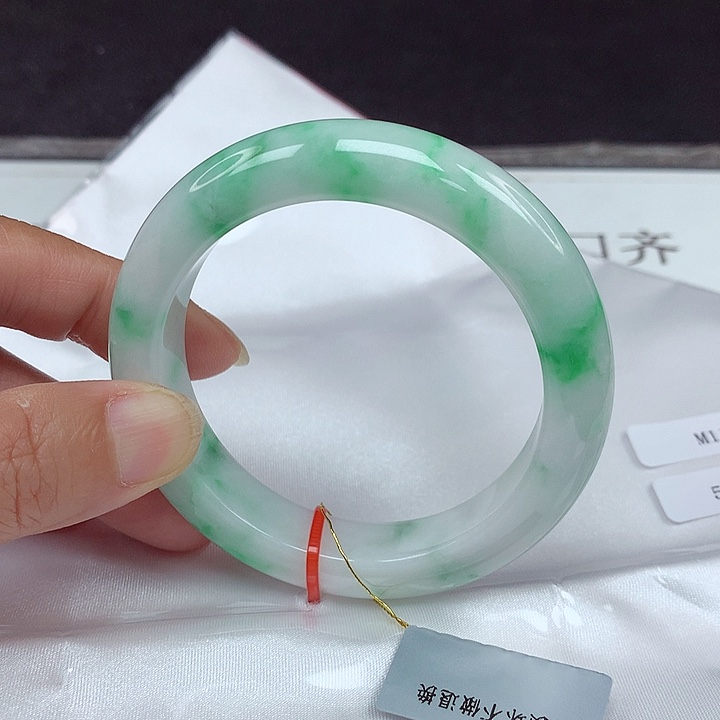 未镶嵌手镯翡翠55圈4958
