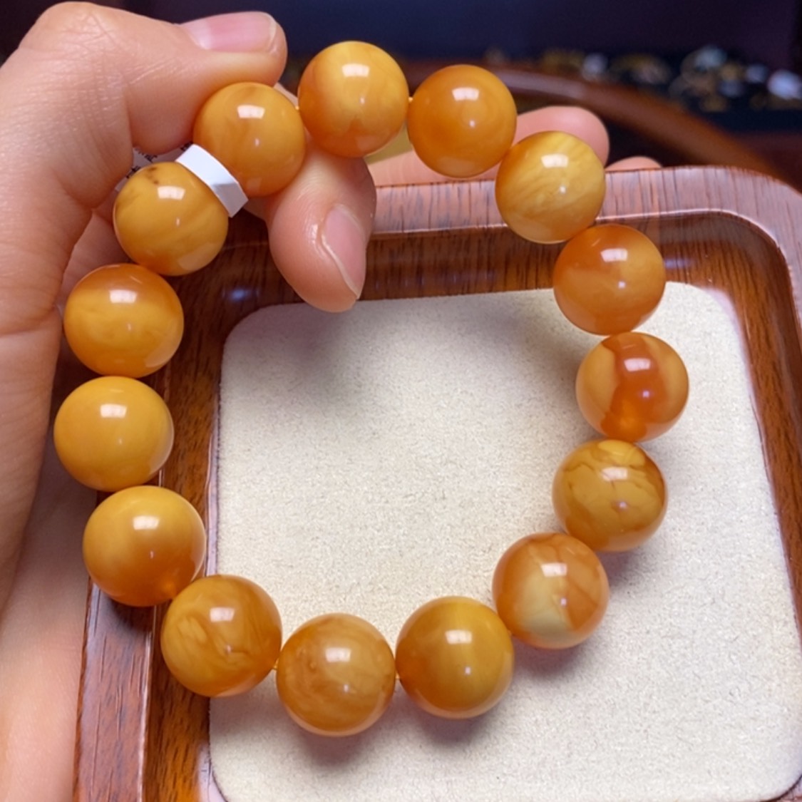 【闪购商品】蜜蜡手链未镶嵌手串