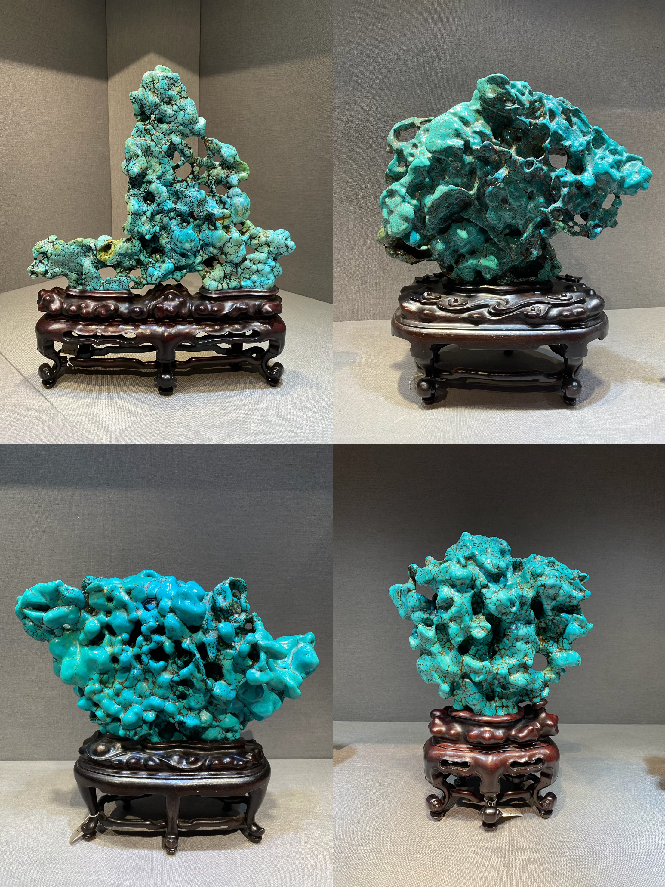 绿松石高端饰品摆件，图片仅为拍品链接