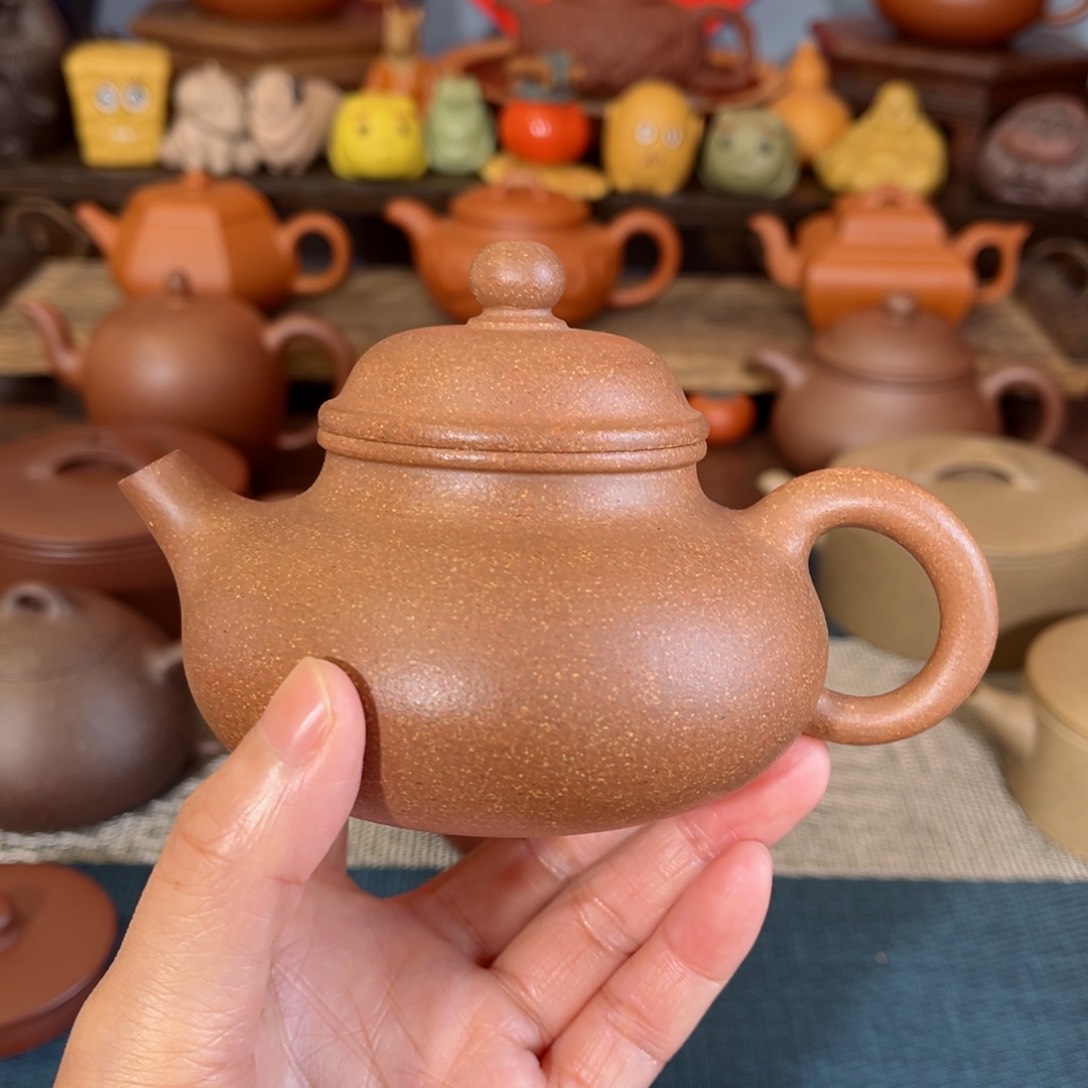 紫砂茶壶刘*锋微瑕精工半手零添加支持检测