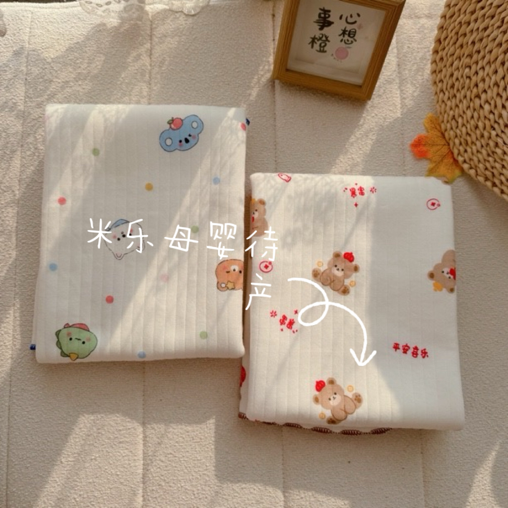 新生儿空气棉厚包单婴儿A类产房襁褓巾包巾裹巾抱被新生儿待产包