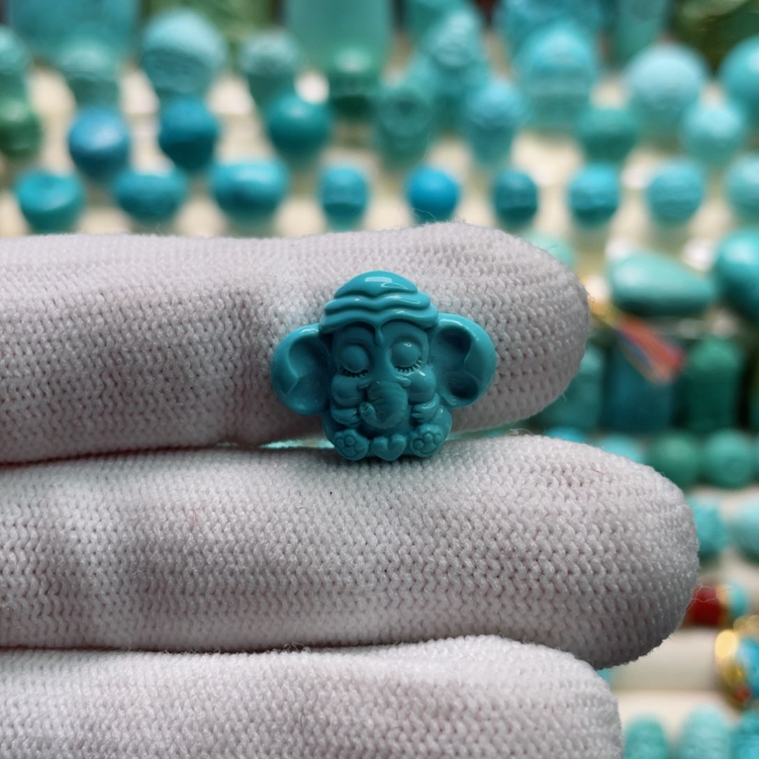 绿松石珠宝奇石未镶嵌