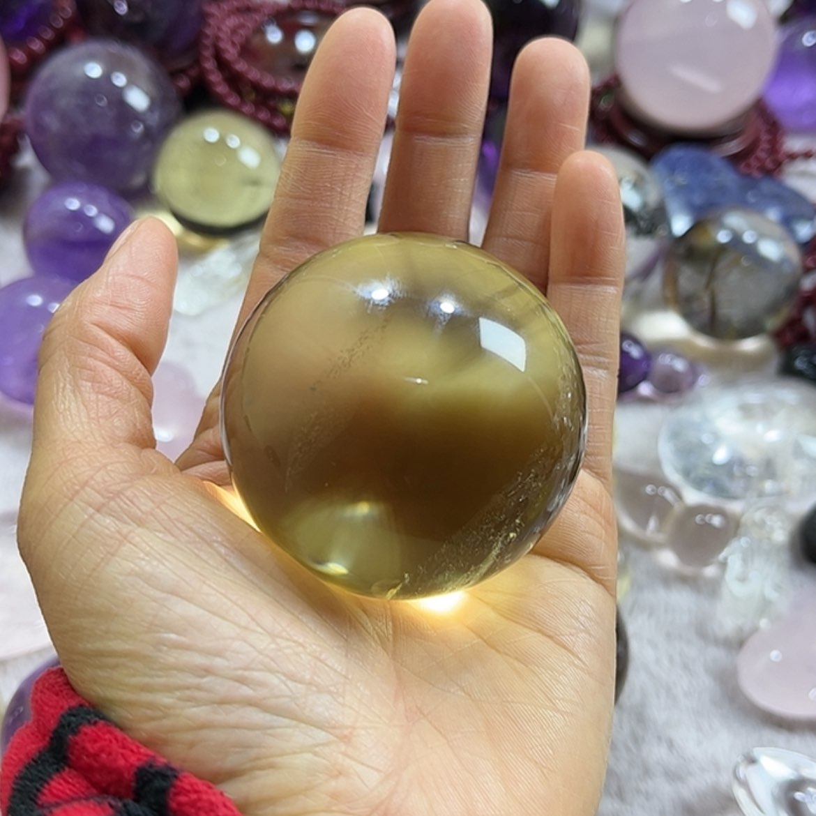 【闪购商品】水晶摆件球未镶嵌