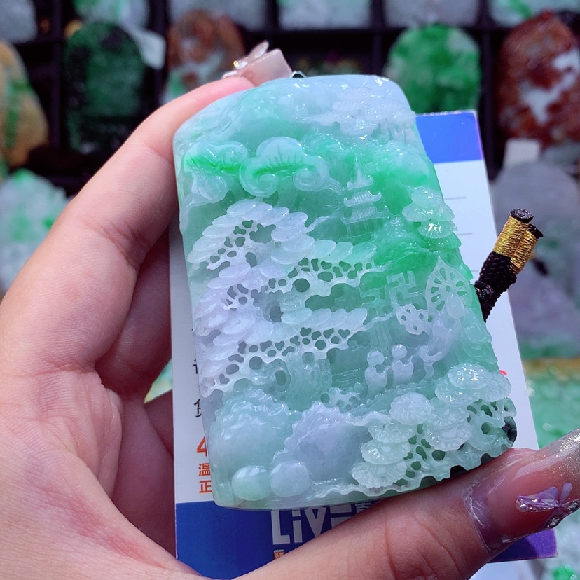 【闪购商品】翡翠颈饰未镶嵌挂件