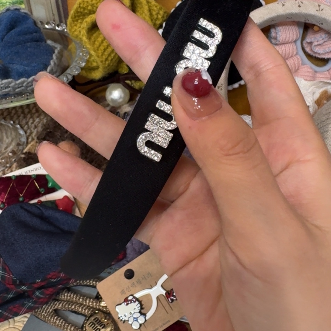 布艺铁合金妹妹黑色发箍