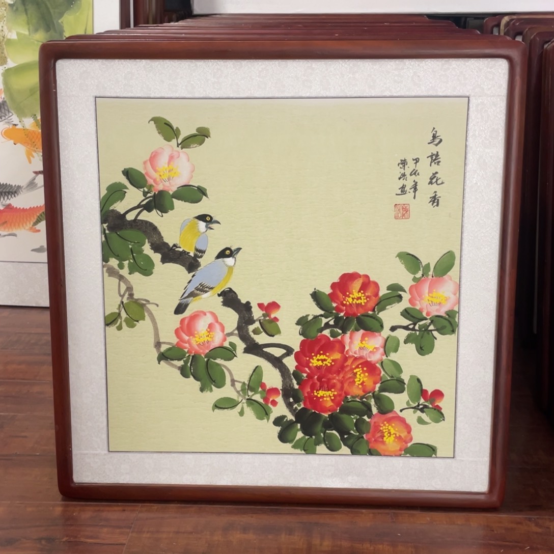 国画带框尺寸63*63厘米