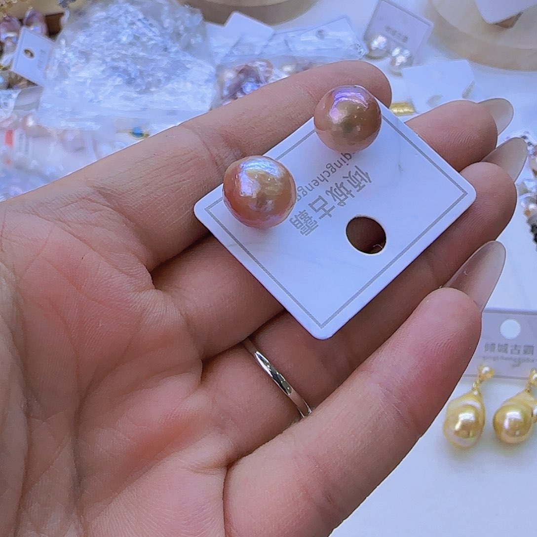 银S925镶嵌淡水珍珠470。 