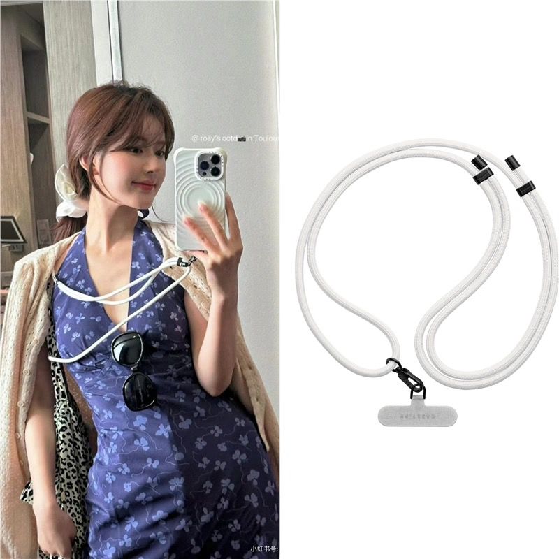 【C高品质斜挎编织绳】适用于苹果/华为手机通用挂饰爆款创意