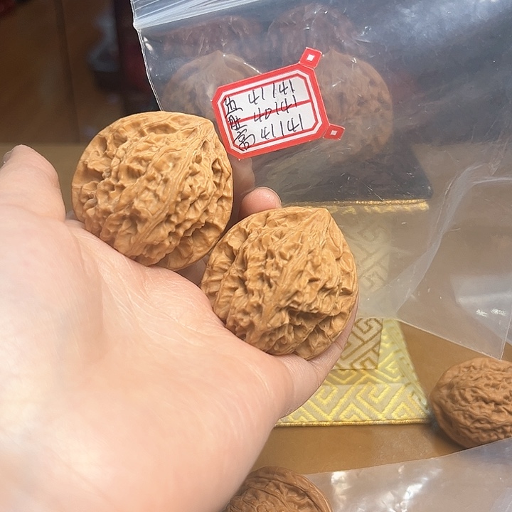 把件文玩核桃火焰纹