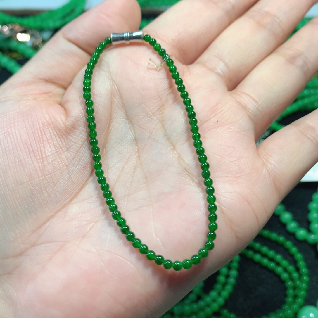 翡翠未镶嵌颈饰缅甸翡翠