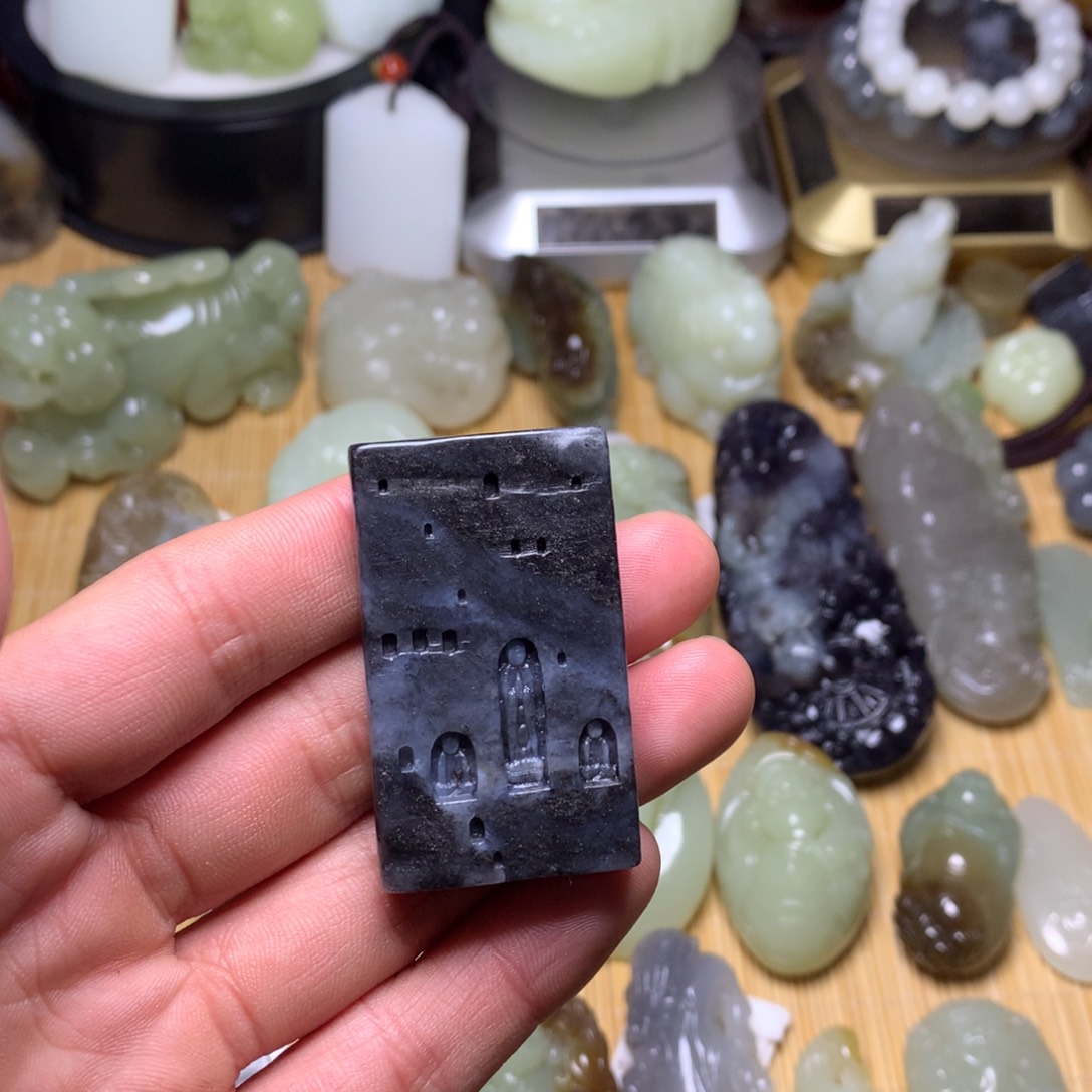 和田玉挂件未镶嵌