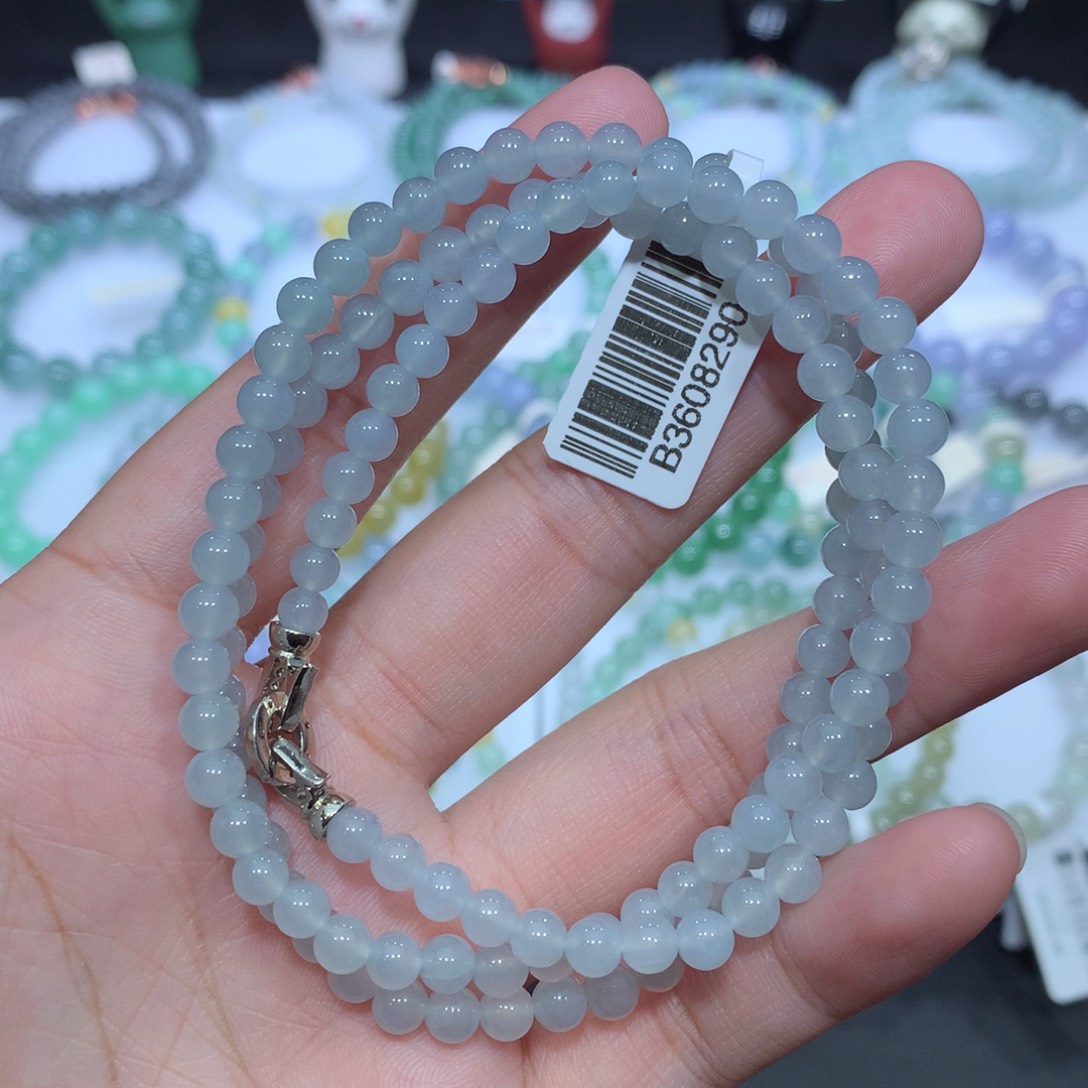 翡翠未镶嵌手串天然