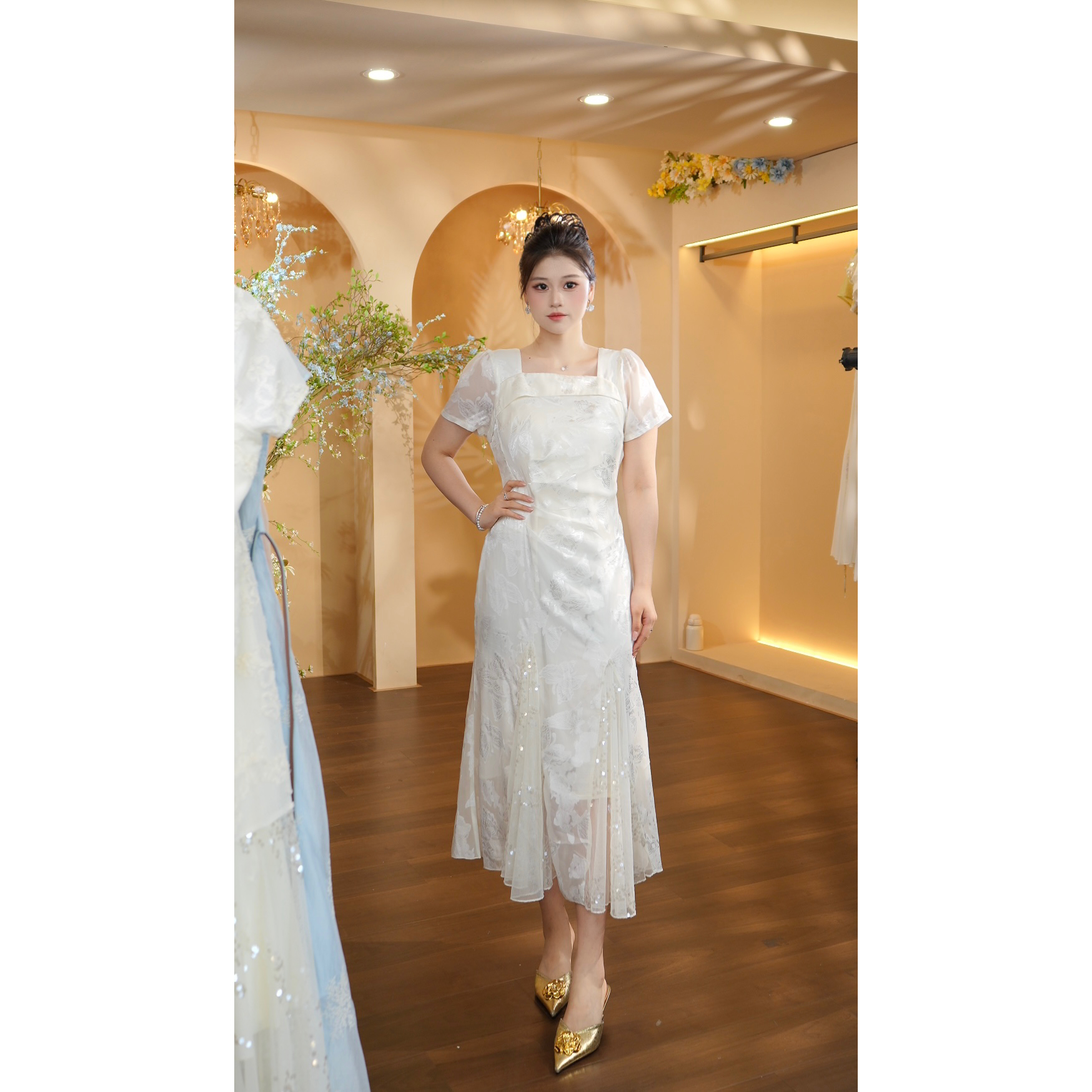 2店-王超越定制-096（紫藤幽梦）连衣裙DMH079-X