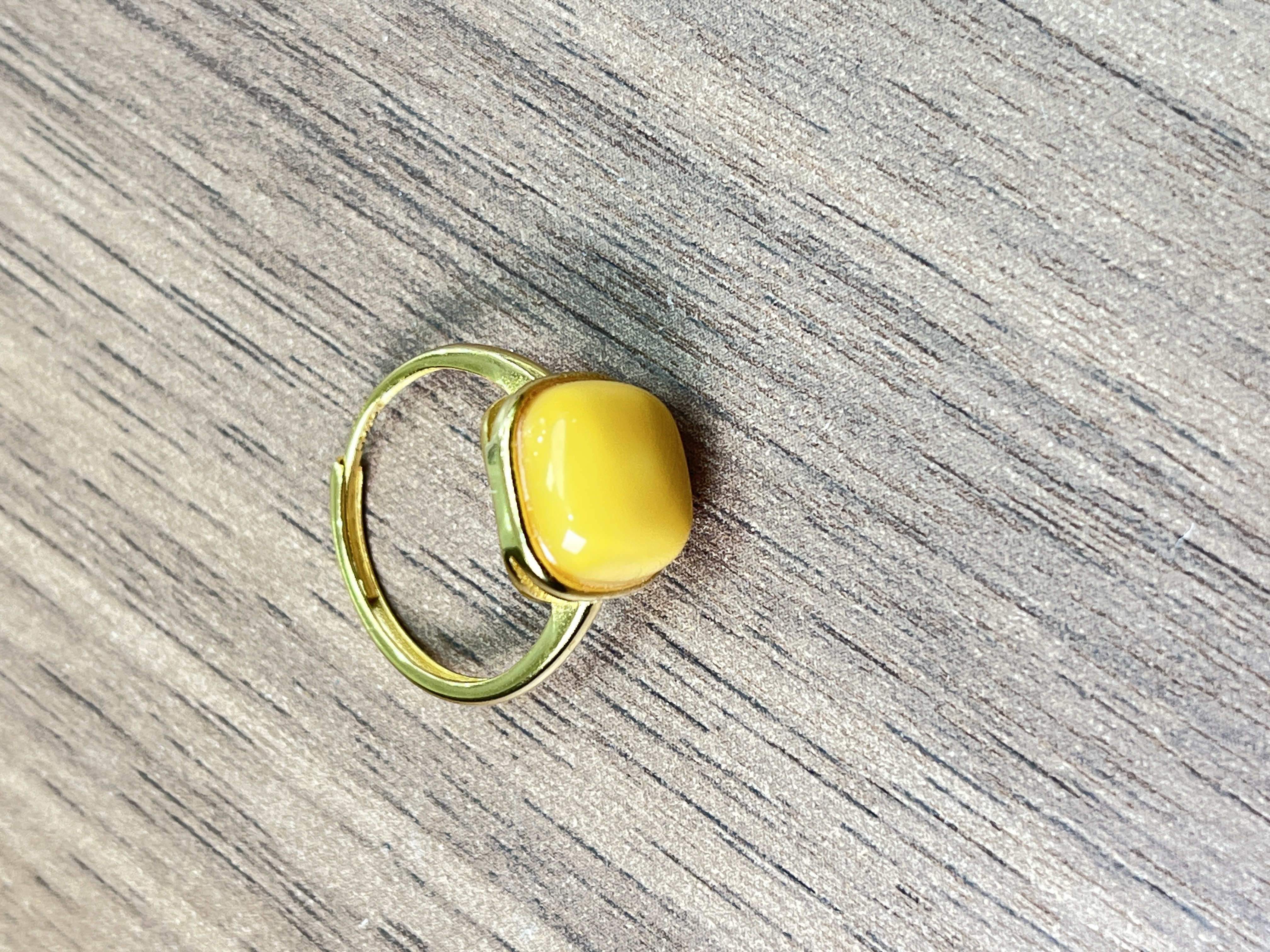 【上新了故宫】蜜蜡方形戒指