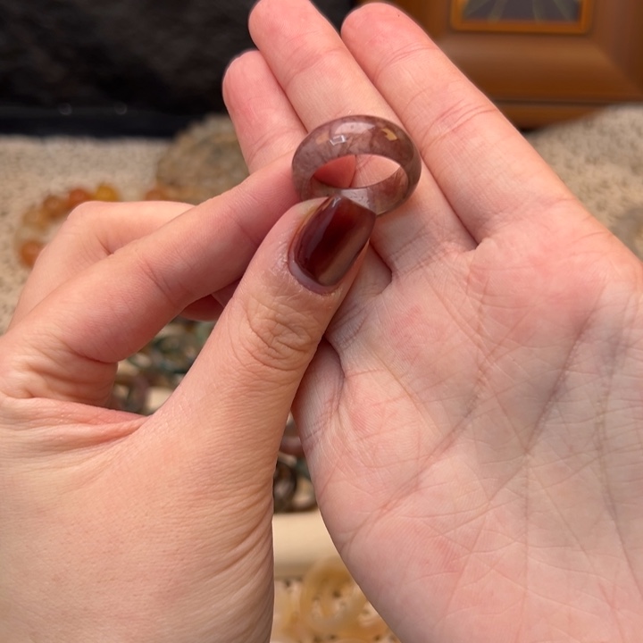 玛瑙/玉髓合金戒指15港18