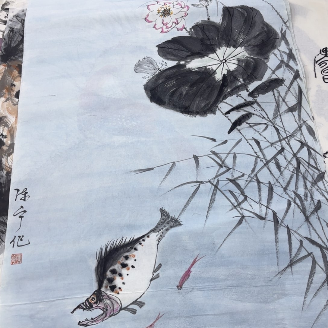 国画国画老师作品刘