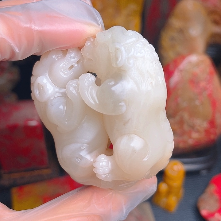 昌化石昌化冻石精品把件