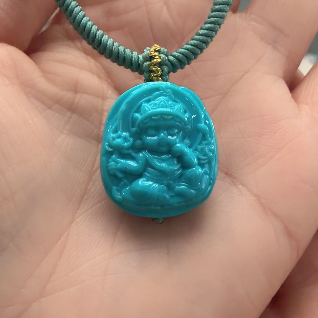 绿松石未镶嵌颈饰