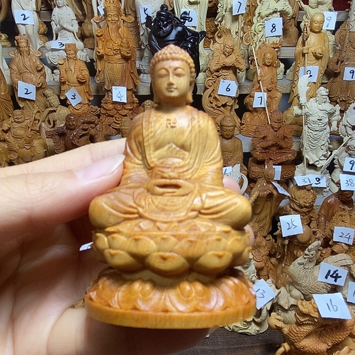 柏木（崖柏）如来 带油脂