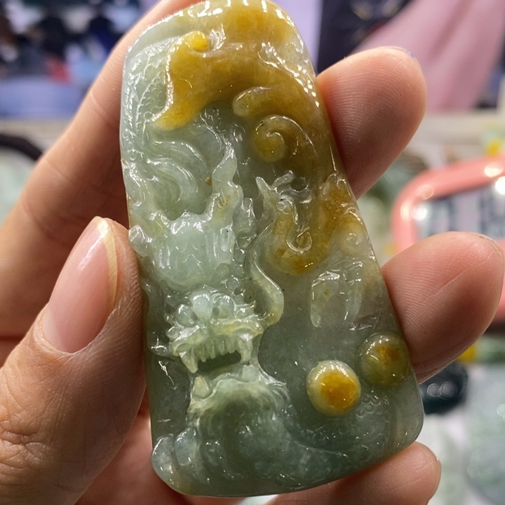 无***5翡翠未镶嵌吊坠(不含链)A791